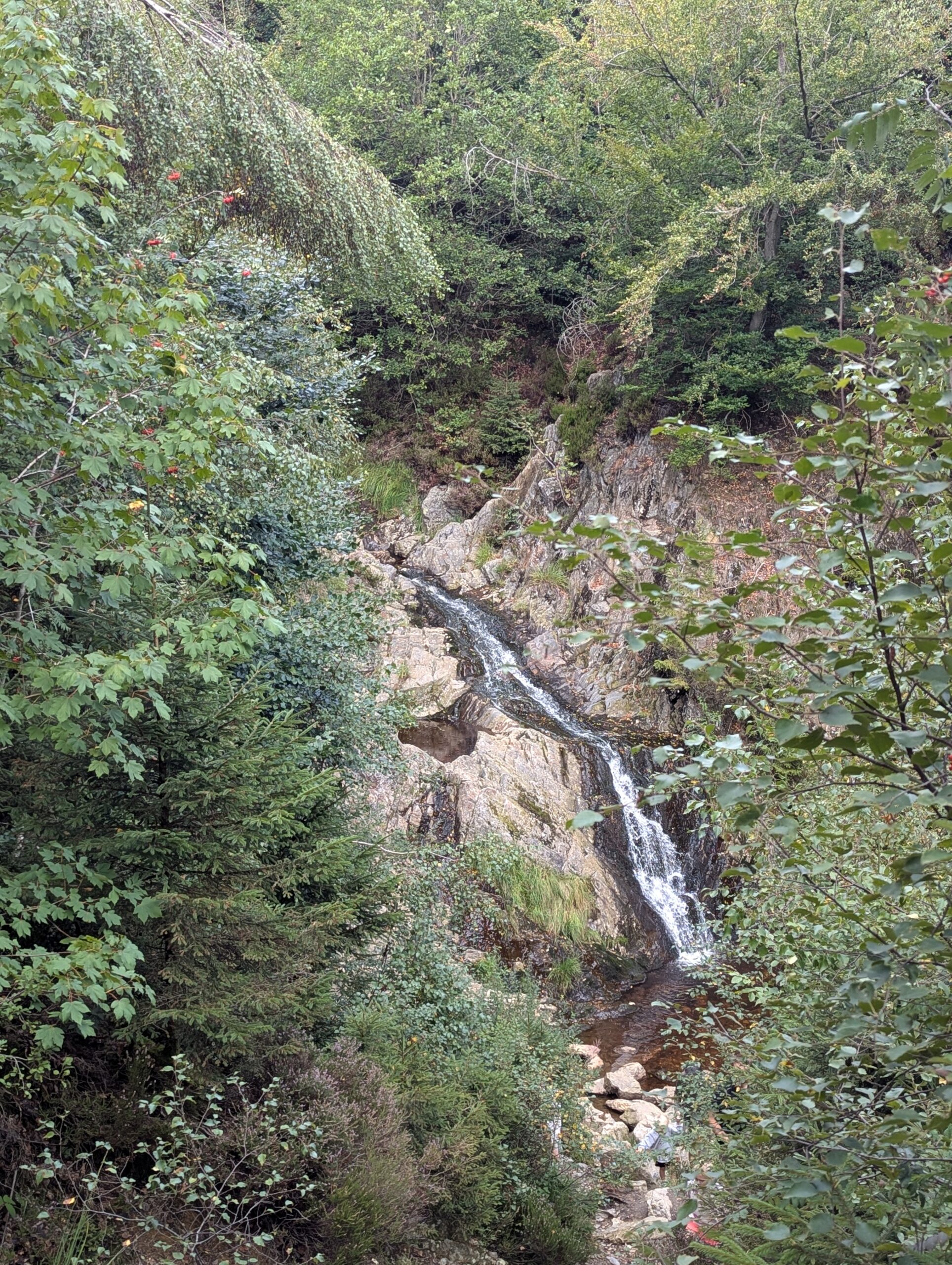 Der Wasserfall des Bayehon