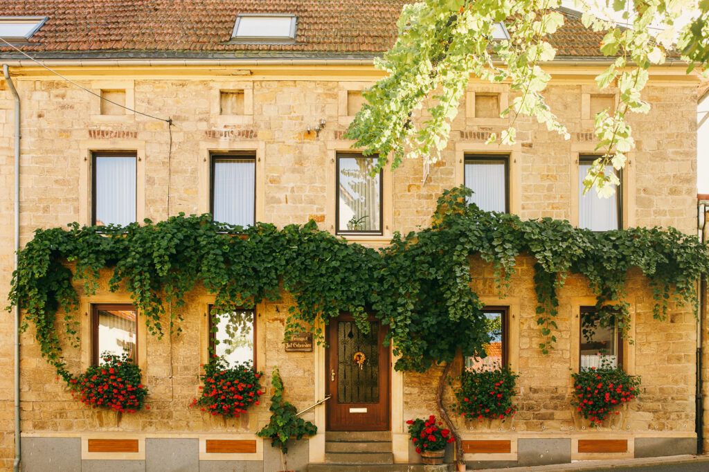 Hof des Weinguts Jakob Schneider in Niederhausen an der Nahe